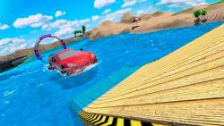 Water Surfing Car Stunts Car Racing Game thumbnail
