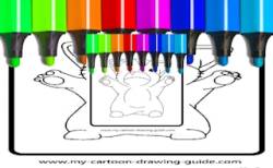 Anime Cat Girl Coloring Pages thumbnail