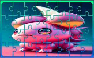 Axolotl Jigsaw Picture Puzzle thumbnail