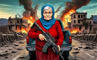 Grandma with Machine-Gun Apocalypsis thumbnail
