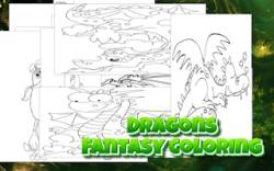 Dragons - Fantasy Coloring thumbnail