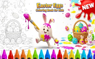 Easter Eggs Coloring Book for Kids thumbnail