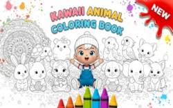 Kawaii Animal Coloring Book thumbnail