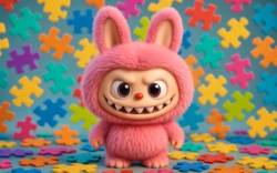 Labubu Girls Jigsaw Puzzle for Kids thumbnail