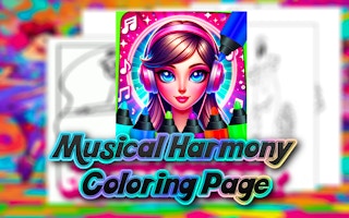 Musical Harmony Coloring Page thumbnail